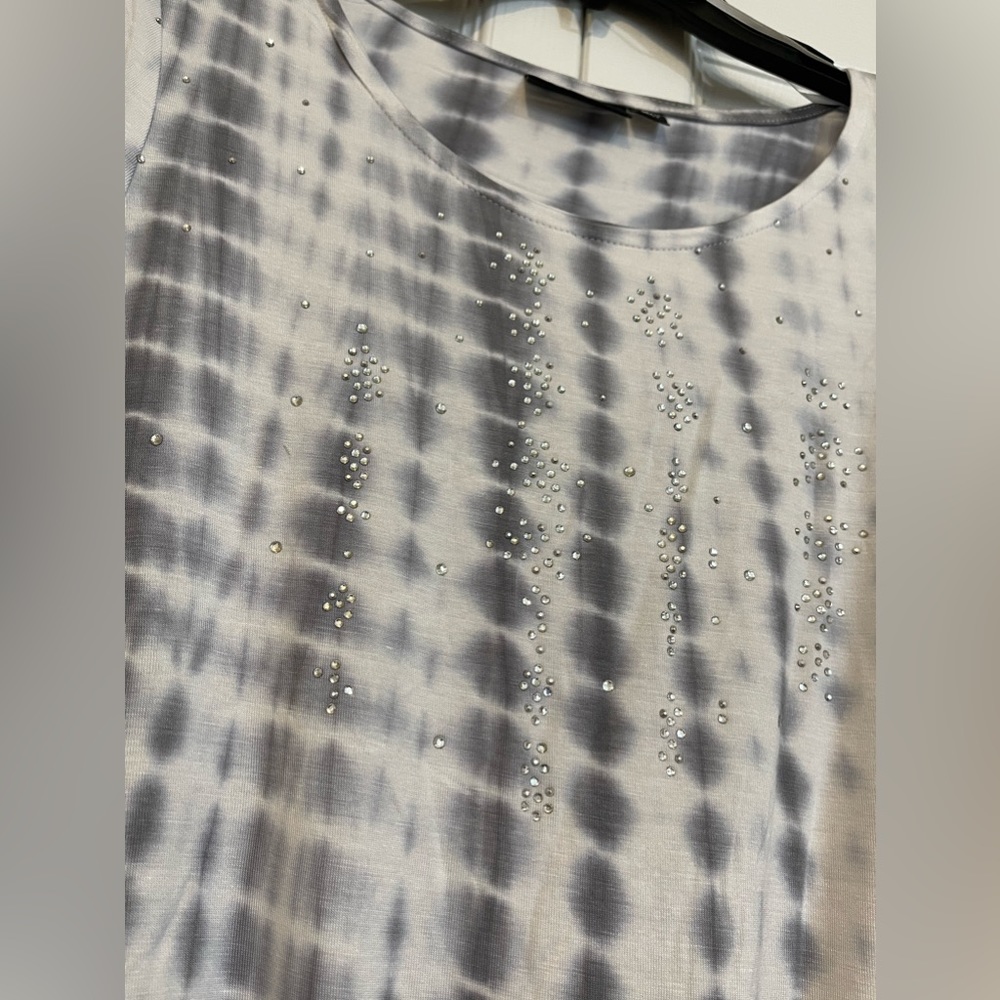 Onque Casual 3/4 Sleeve Tie Dye Top - Picture 3 of 6